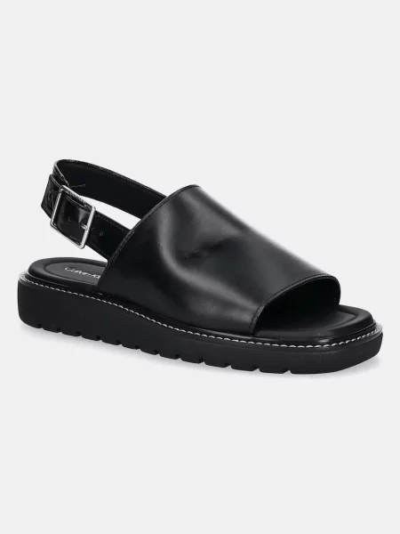 Sandali Calvin Klein Jeans SQ MOLDED SANDAL SLING MG LTH črna
