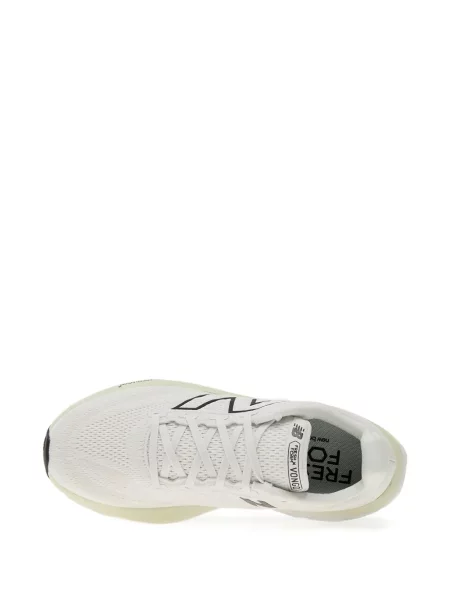 Кожаный плисиран суичър с качулка New Balance черно