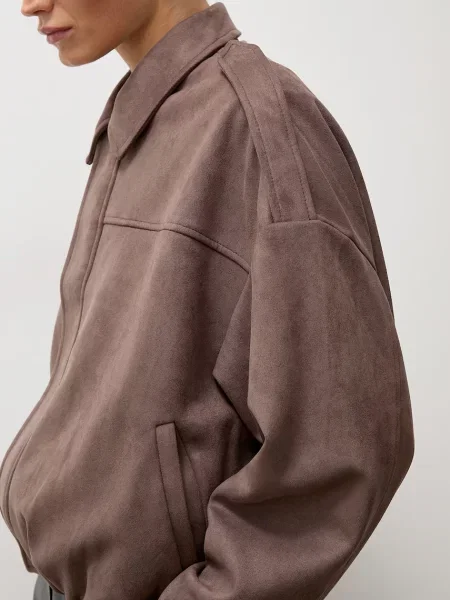 Answear.LAB kurtka oversize brązowa