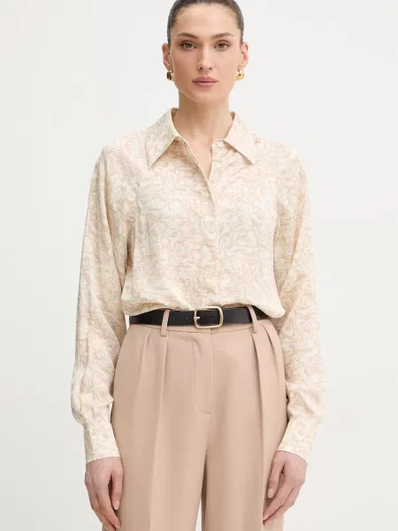 Trussardi koszula z beżowa