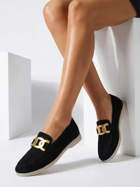 Mocasini Resti negru