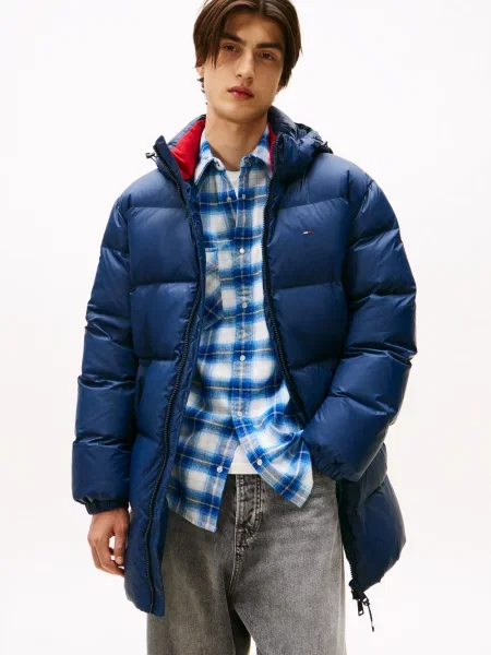 Tommy Jeans Kurtka puchowa Essential granatowy