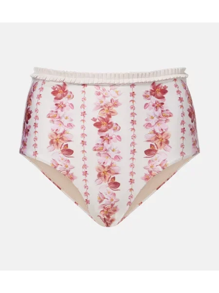 Bikini Agua By Agua Bendita cu model floral alb