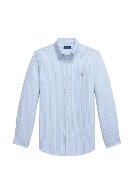 Tricou polo Polo Ralph Lauren cu glugă cu blană cu broderie roșu