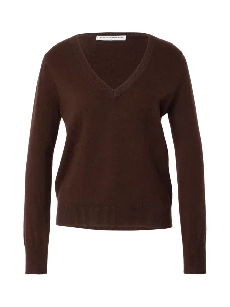 Pure Cashmere NYC Pulover Classic ciocolatiu