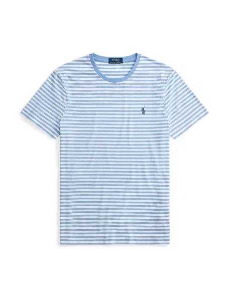 Polo Ralph Lauren Tricou albastru deschis alb