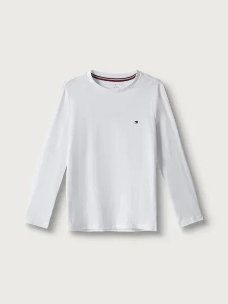 Тениска с дълъг ръкав Tommy Hilfiger бяло