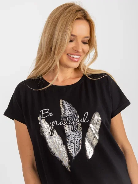 Bluză Fashionhunters negru