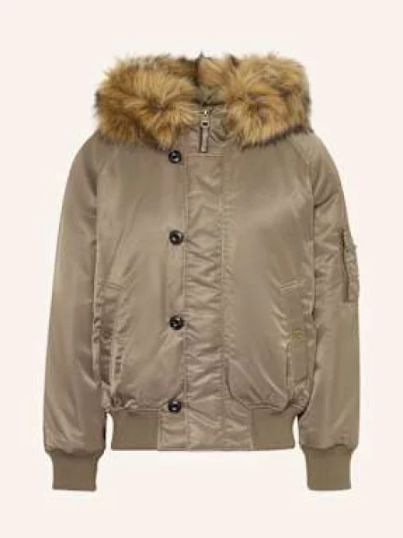Kurtka funkcyjna o kroju comfort fit w stylu bomberki model Hugo khaki
