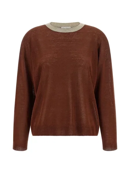 Pulover Brunello Cucinelli maro