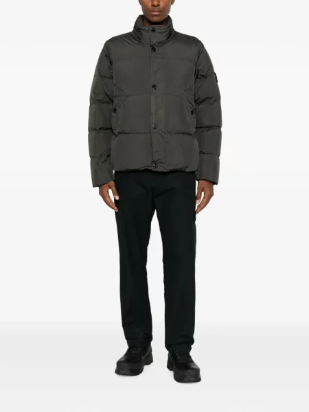 Geacă Stone Island cu strasuri gri