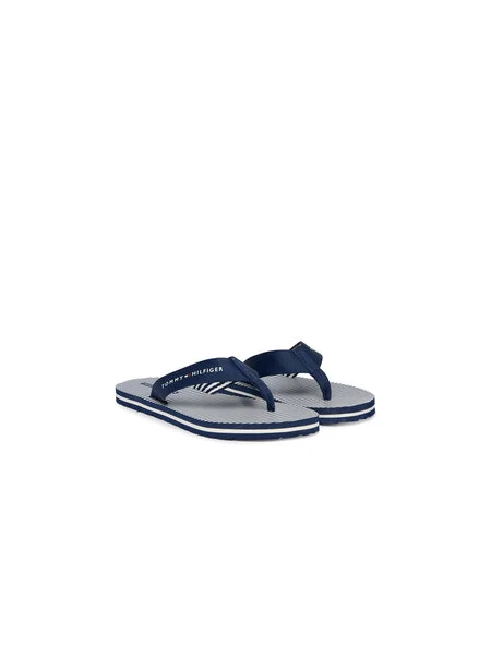 Női flip-flop papucsok Tommy Hilfiger Ithaca Stripe Summer preppy navy. Méret: 36 EU kék