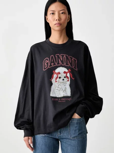 Bluza Ganni czarna