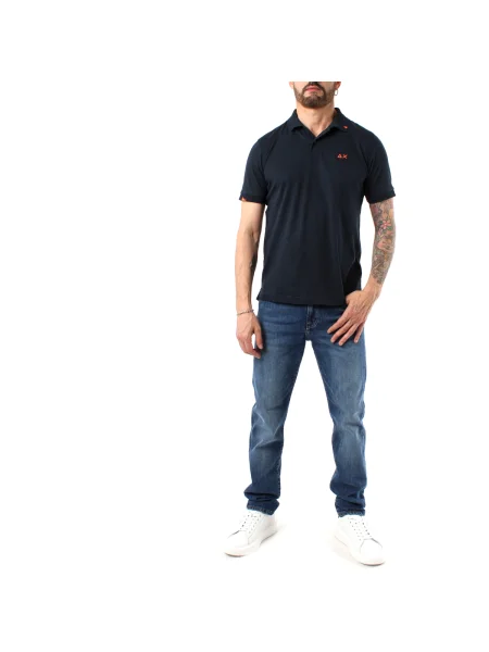 Polo Sun68 albastru