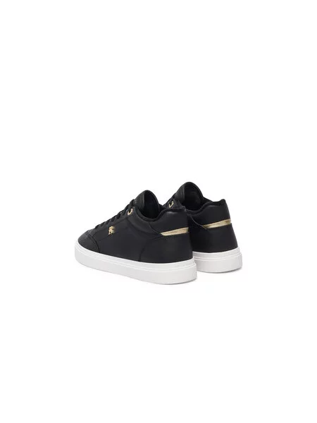Tenisice Tommy Hilfiger Th Chic Cupsole Mc crna
