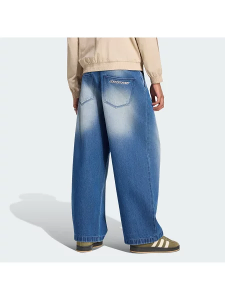 DŽÍNY MID-RISE WIDE LEG
