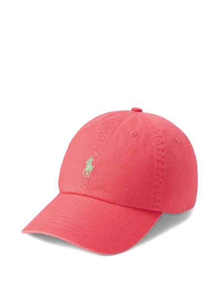 Șapcă Polo Ralph Lauren cu broderie din țesătură twill în carouri albastru