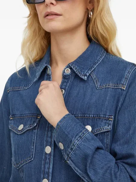 Ретро слаб дънки skinny fit Levi's® с разкъсвания синьо