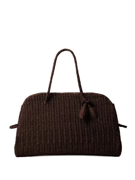 Geantă shopper Jacquemus maro