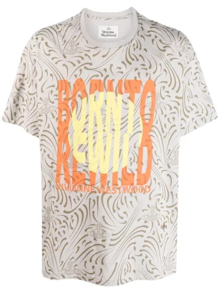 Tricou Vivienne Westwood cu imagine gri