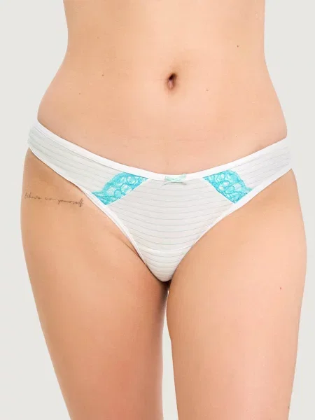 Женские стринги с низкой посадкой білі