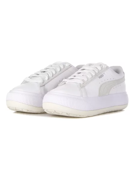 Sneakersy Puma zamszowe białe