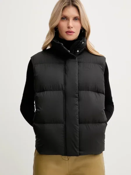 Пухен елек Tommy Hilfiger зимен модел черно