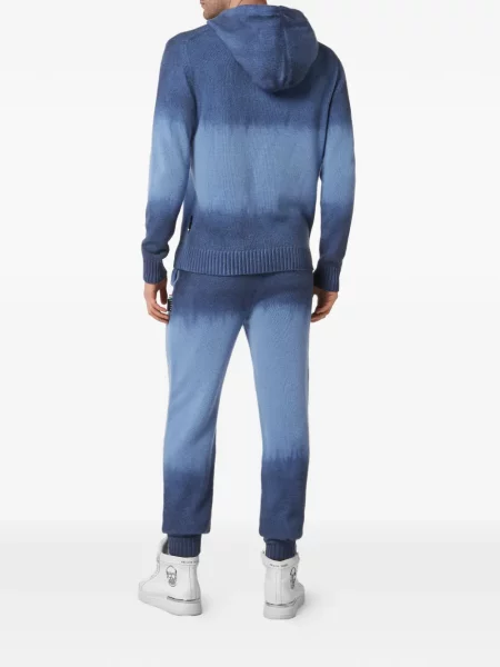 Pantaloni Philipp Plein cu gradient albastru