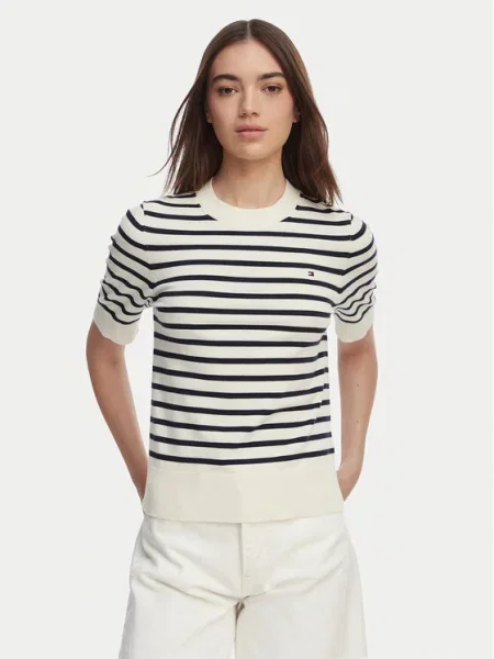 Tommy Hilfiger Pulover alb
