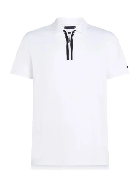 TOMMY HILFIGER Tricou LIQUID bleumarin alb