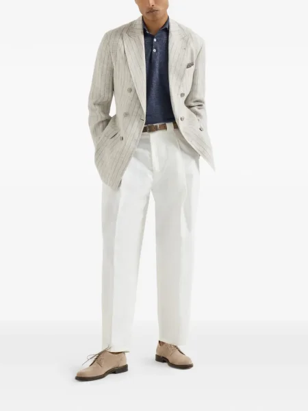 Polo Brunello Cucinelli albastru