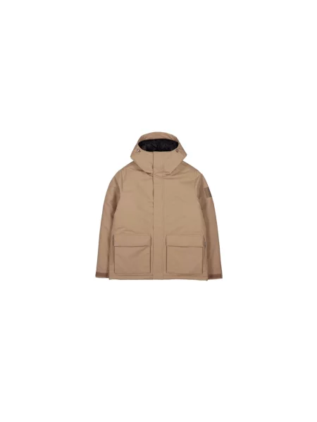 Makia Unison Jacket M Mężczyźni Kurtki Makia Jasnobrązowy Size: L brązowa