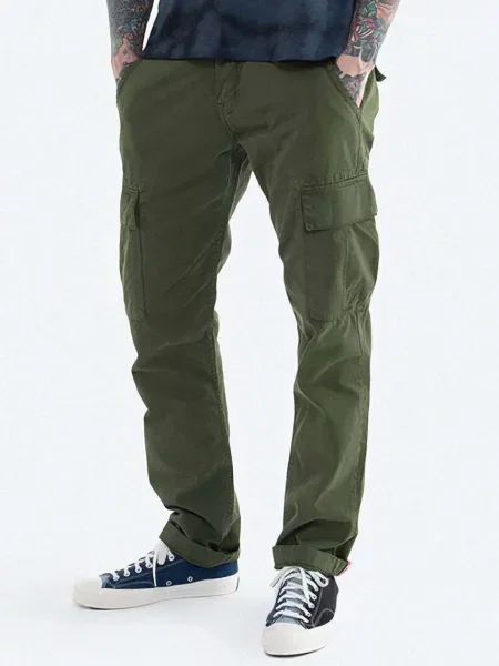 Alpha Industries pantaloni de Agent Pant drept verde