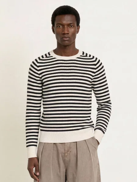 Allsaints Sweter Arlo schwarz czarny