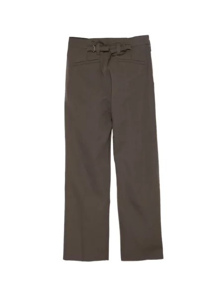 Pantaloni Paul Smith de lână maro