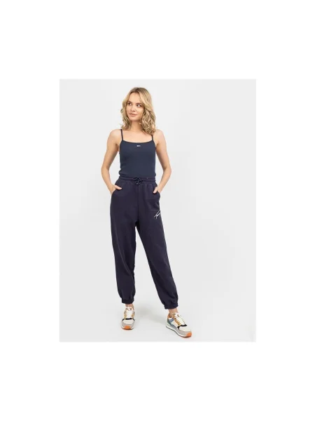 Pantaloni Tommy Hilfiger albastru