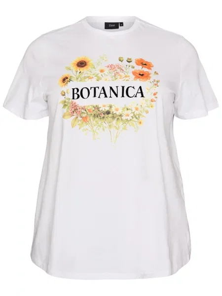 Zizzi Tricou Velin' alb