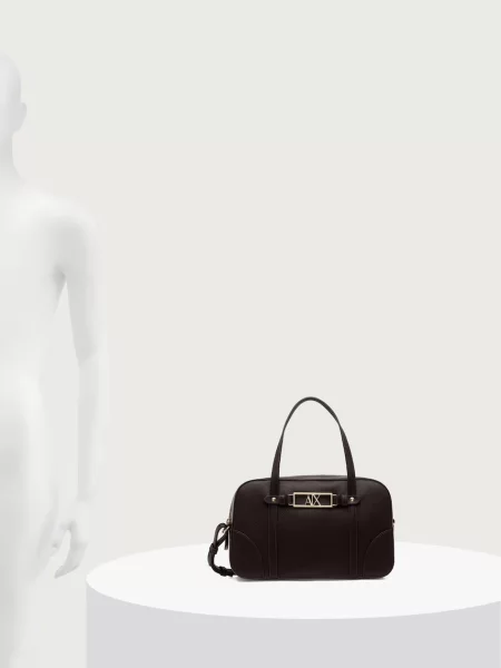 Кожаная сумка через плечо Armani Exchange