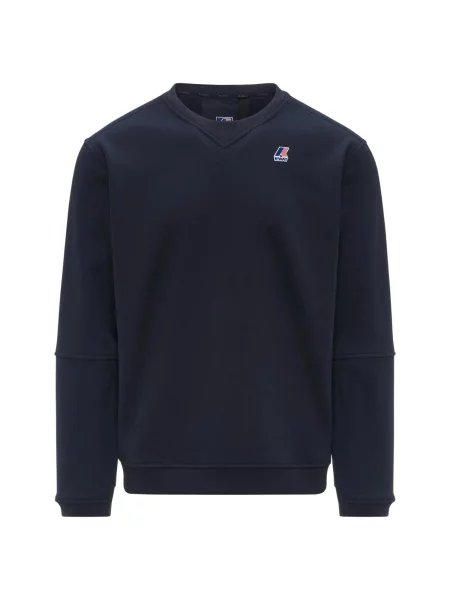 K-Way Svetr K-WAY NAEL BRUSHED PC MAGLIA tmavě modrá