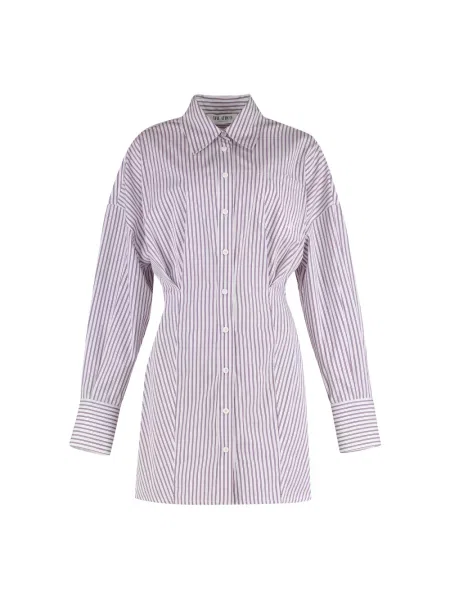 Mała mały sukienka koszulowa The Attico różowa