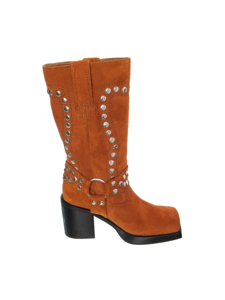 Botki Jeffrey Campbell zamszowe brązowe