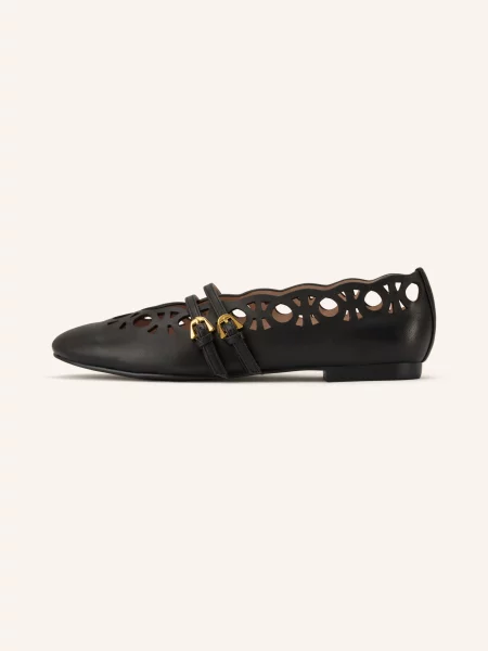 Coccinelle Baleriny Mary Jane schwarz czarne