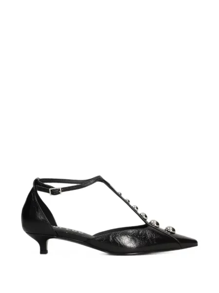 Pantofi cu toc Bibi Lou cu tepi negru
