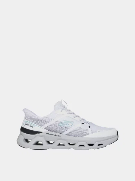 Кожаные повседневные кроссовки Skechers белые