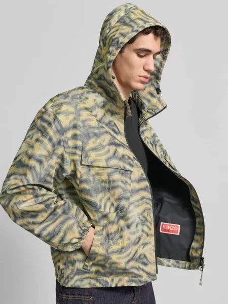 Wiatrówka z kapturem krój regular fit Kenzo