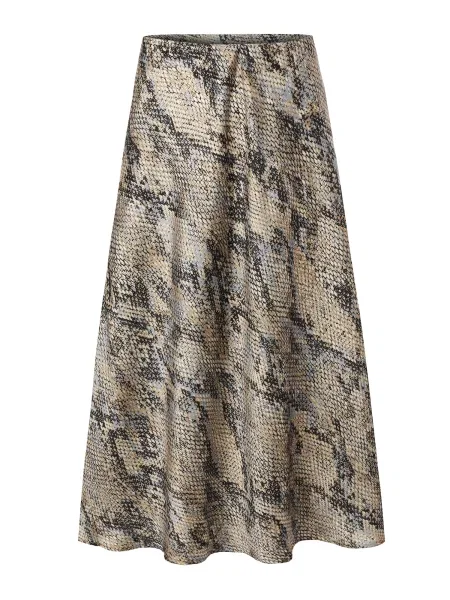 TATUUM Fustă Satini 8 bej negru