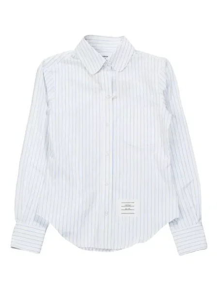 Cămașă Thom Browne cu dungi albastru
