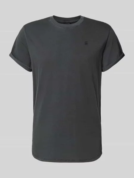 T-shirt o kroju regular fit z nadrukiem z logo model ‘Lash’ G-star czarna