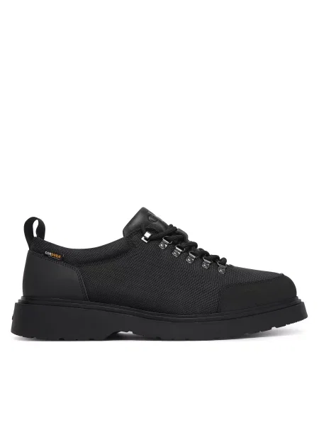 Calvin Klein Κλειστά παπούτσια Combat Hiking Shoe Mix Mat Wl μαύρο