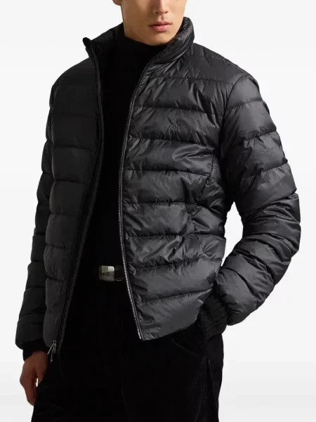 Portofel Polo Ralph Lauren din piele cu dungi cu glugă verde